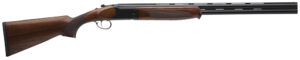 Stevens 22166 555  Full Size 20 Gauge Break Open 3" 2rd 26" Black Satin Over/Under Vent Rib Barrel, Satin Black Aluminum Receiver, Fixed Turkish Walnut Stock, Ambidextrous
