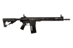 ArmaLite AR10TAC14 AR-10 Tactical 308 Win  25+1 16" Barrel, Black Hard Coat Anodized Receiver, Black  Magpul STR Collapsible Stock, Magpul MBUS Front & Rear Sights, Flash Suppressor