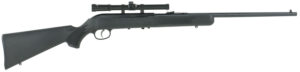Savage Arms 40061 64 FLXP Full Size 22 LR 10+1 21" Matte Black Sporter Barrel, Matte Black Grooved Carbon Steel Receiver, Matte Black Fixed Synthetic Stock, 4x15mm Scope, Left Hand