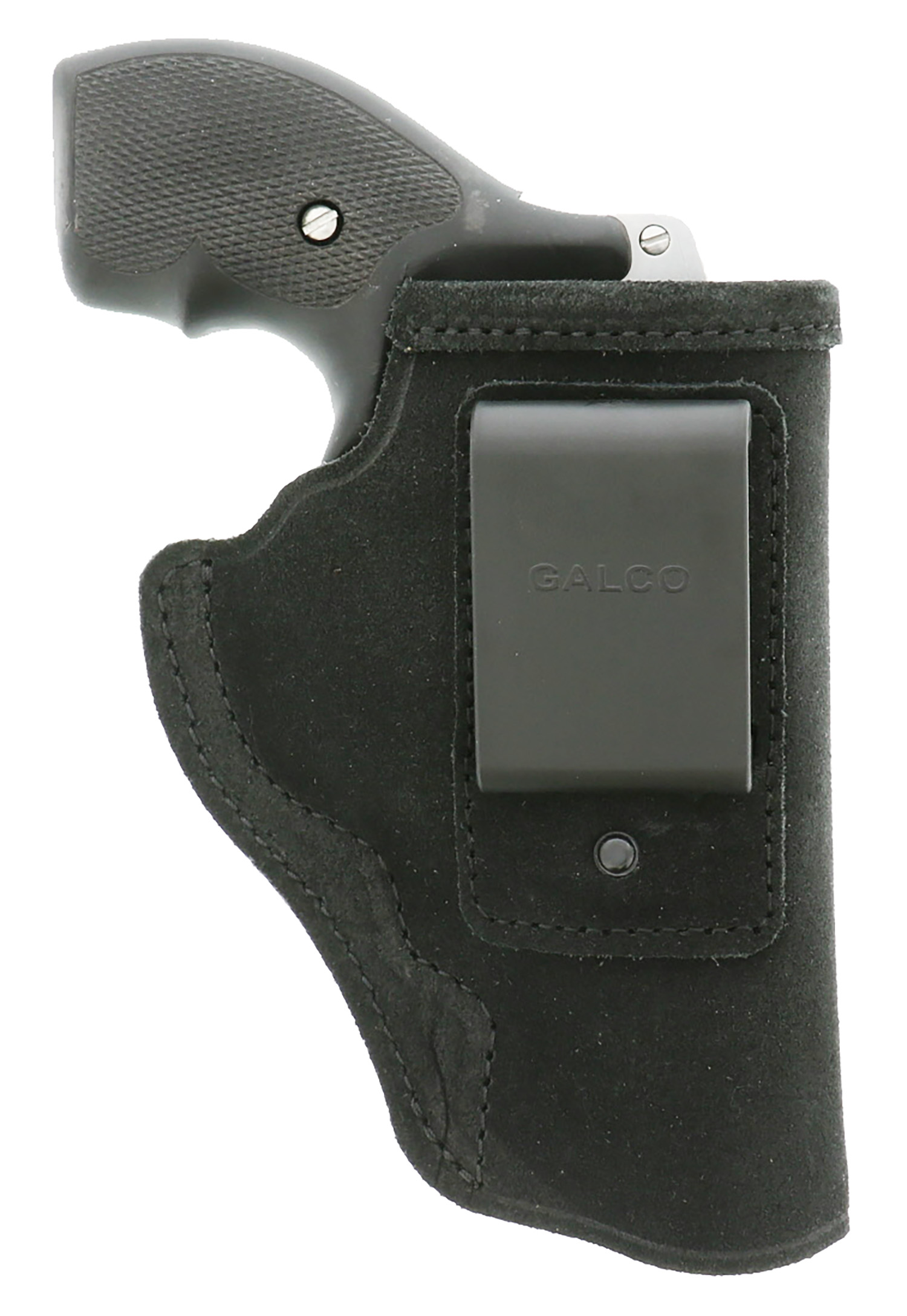 Galco STO158B Stow-N-Go IWB Black Leather Belt Clip Fits S&W J Frame Fits Charter Arms Undercover Right Hand