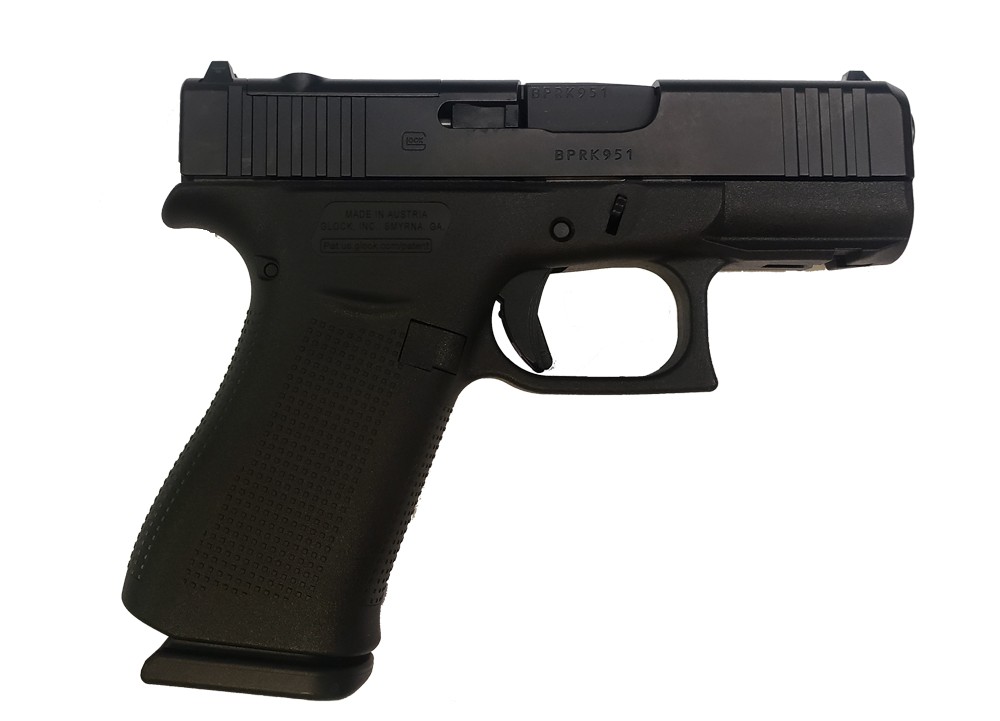 GLOCK 43X MOS 9MM FRONT SERRATION BLACK 10RD PX4350201FRMOS