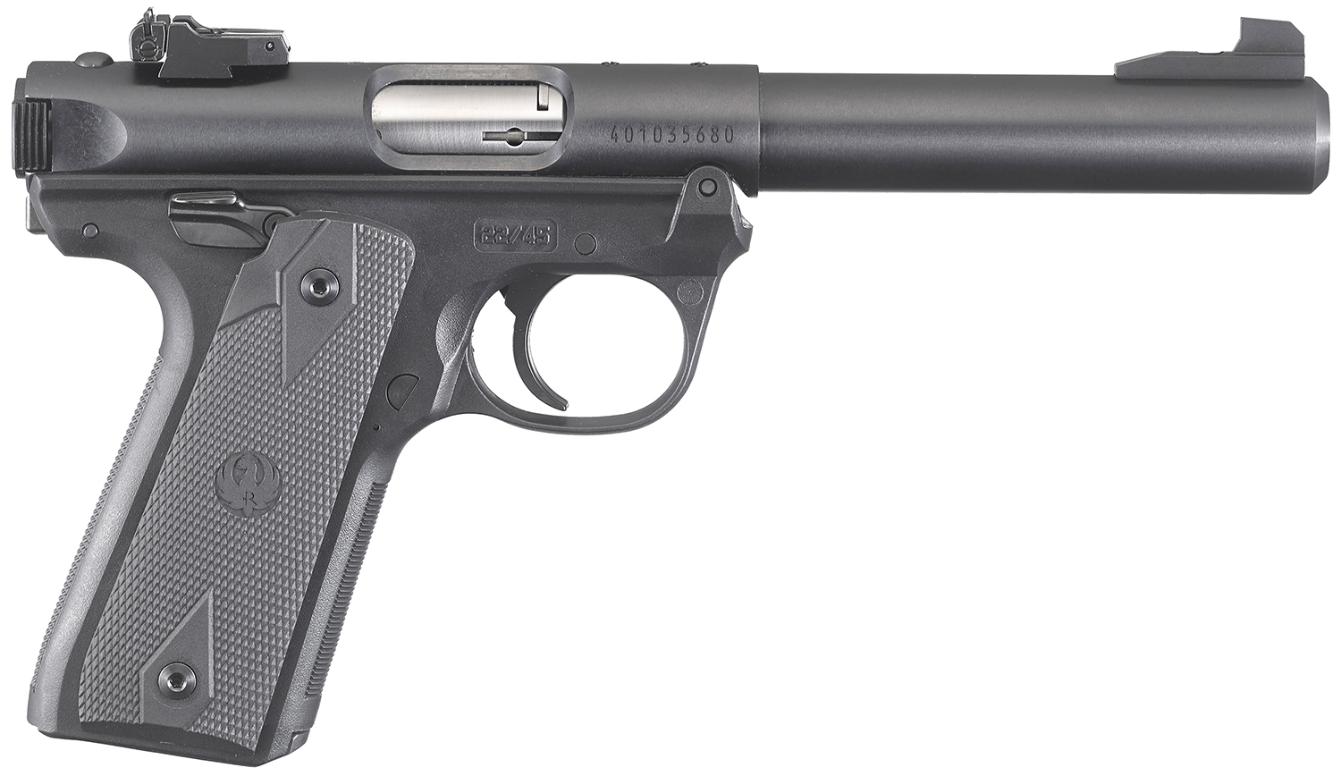 RUGER MARK IV 22/45 5.5" BULL BBL, BLUED 2-10RD MAGS CA COMPLIANT