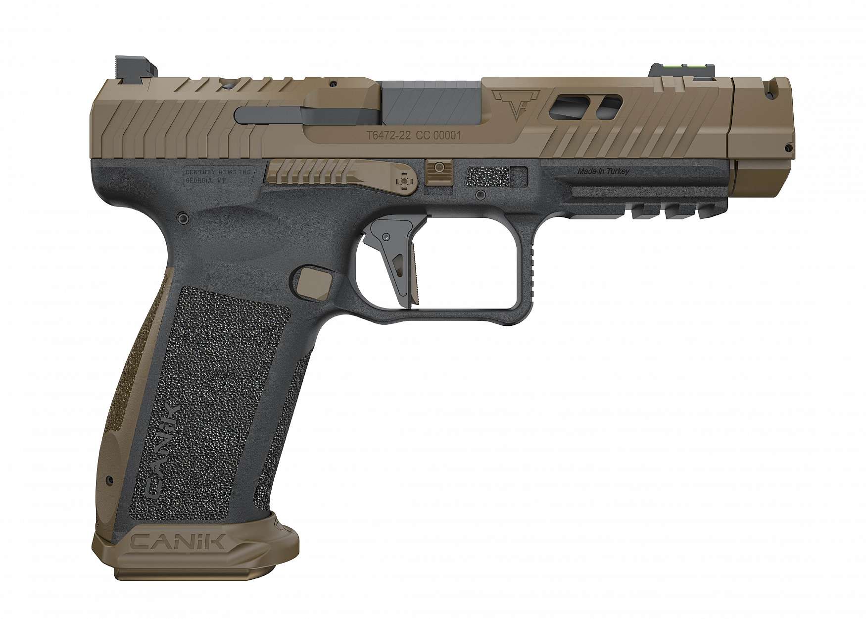 CENTURY CANIK TTI COMBAT 9MM PISTOL 4.6" 2-18RD
