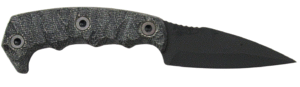 HALF FACE BLADES HUMINT 3" BLADE, 8"OA, CPM S45VN STEEL, ARMOR BLK, GRY MICARTA GRIP