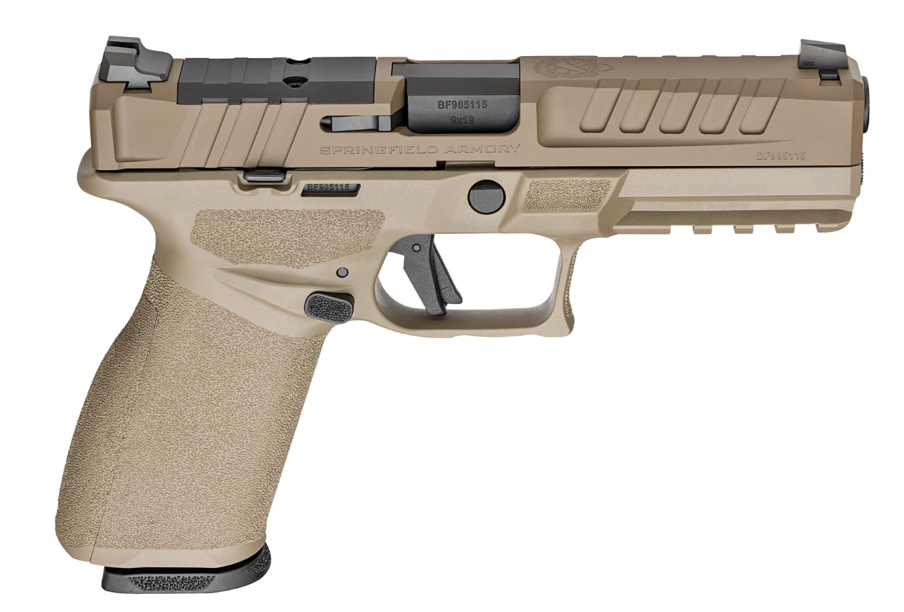 SPRINGFIELD ARMORY ECHELON FDE PSTL U NOTCH 9MM PSTL 4.5" 2-10RD