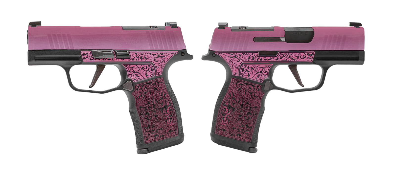 SIG SAUER P365X LADY BUG 9MM PSTL 3.1" BBL 2-12RD MAGS, OPTC PLTE COVER