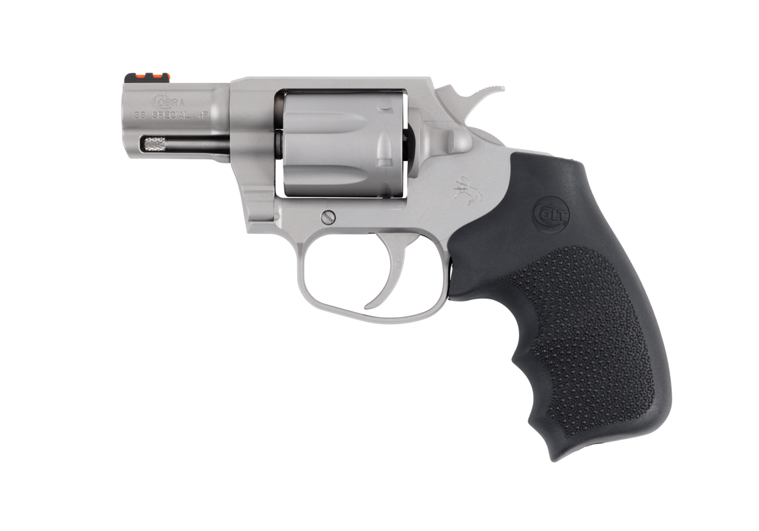 COLT COBRA REVOLVER 38 SPL+P 2" STAINLESS 6RD HOGUE