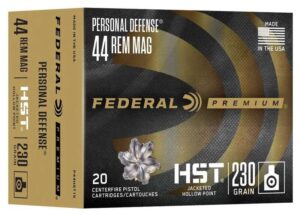 FEDERAL 44 REM MAG "TBD"GR HST JHP PERSONAL DEFENSE 20 RD/BX 10 BX/CS