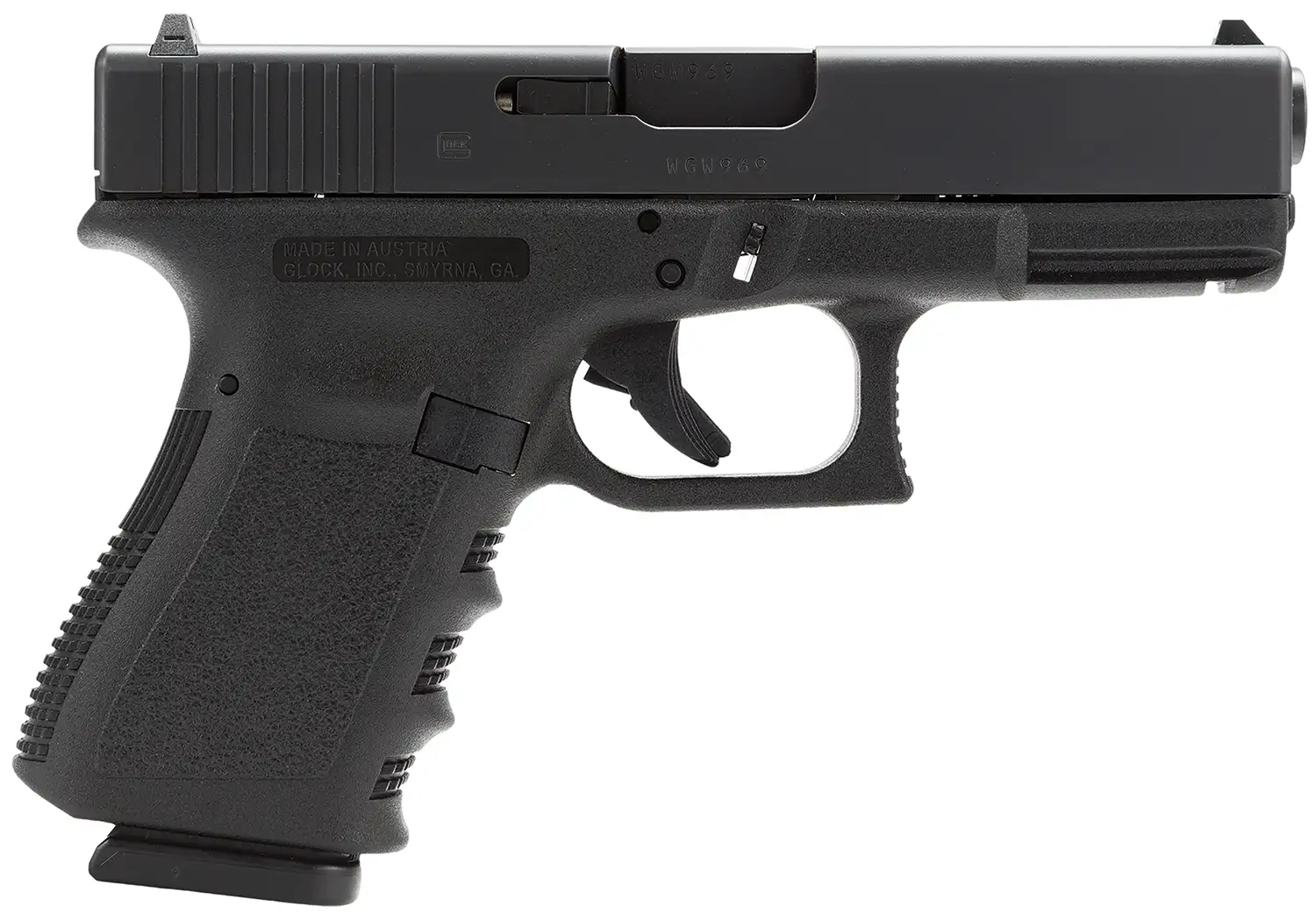 GLOCK 19 V 9MM PISTOL 4" BLACK FXD 5.5 3-10RD MAGS