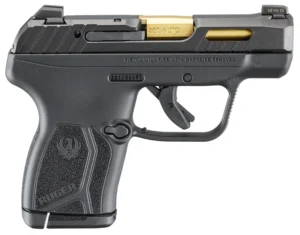 RUGER LCP MAX M.S. 380ACP PISTOL 2.8" BLACK/TITANIUM NITRIDE BBL, PORTED SLIDE 1-10RD MAG