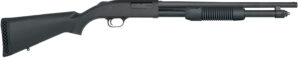 Mossberg 50698 590 Persuader 20 Gauge 6+1 3" 18.50" Cylinder Bore Barrel, Matte Blued Metal Finish, Drilled & Tapped Receiver, Synthetic Stock
