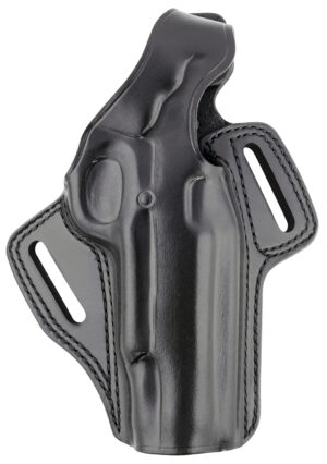 Galco FL212RB Fletch  OWB Black Leather Belt Slide Fits 1911 Right Hand