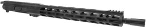 TacFire BU-9MM-16 Rifle Upper Assembly  9mm Luger Caliber with 16" Black Nitride Barrel, Black Anodized 7075-T6 Aluminum Receiver & M-LOK Handguard for AR-Platform Includes Bolt Carrier Group