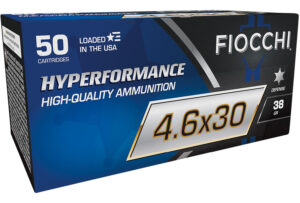 Fiocchi 46EXD Hyperformance  4.6x30mm 38gr Tipped Hollow Point 50 Per Box/20 Case