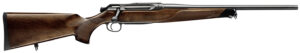Sauer 80117660 505 Lux Full Size 6.5 PRC 3+1 24" Matte Blued Threaded Barrel, Matte Blued Saddle Mount Steel Receiver, Grade 5 Wood Fixed Stock