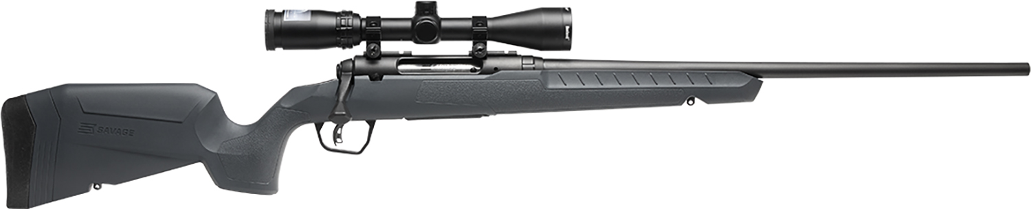 Savage Arms 32176 Axis 2 XP Combo Full Size 308 Win 4+1 22" Black Sporter Barrel, Black Carbon Steel Receiver Drilled & Tapped, Gray Fixed Synthetic Stock, Weaver 3-9x40mm Scope, Right Hand