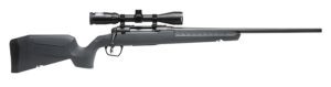 Savage Arms 32181 Axis 2 XP Combo Full Size 30-06 Springfield 4+1 22" Black Sporter Barrel, Black Carbon Steel Receiver Drilled & Tapped, Gray Fixed Synthetic Stock, Weaver 3-9x40mm Scope, Right Hand