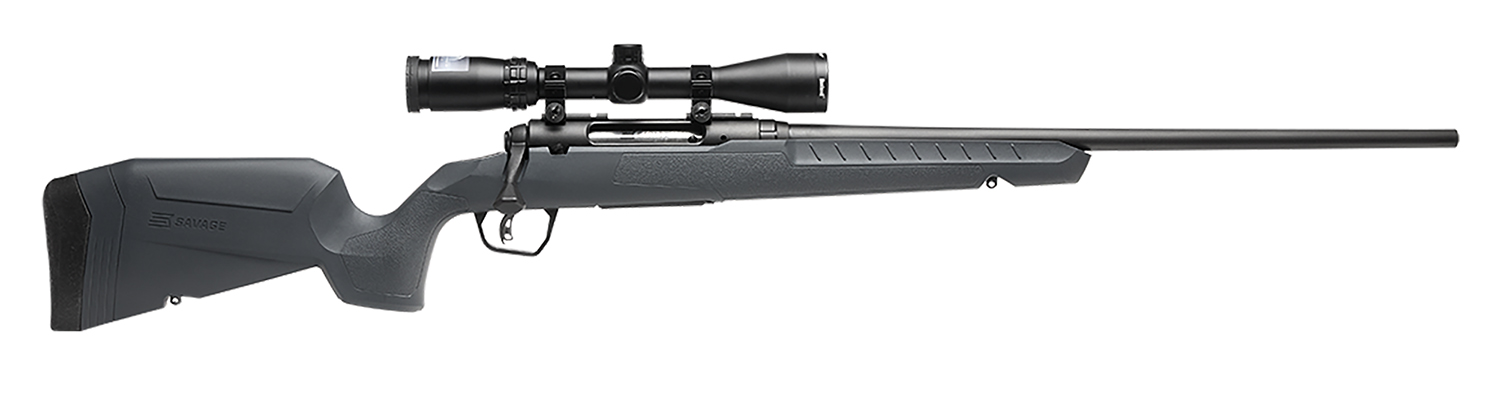 Savage Arms 32181 Axis 2 XP Combo Full Size 30-06 Springfield 4+1 22" Black Sporter Barrel, Black Carbon Steel Receiver Drilled & Tapped, Gray Fixed Synthetic Stock, Weaver 3-9x40mm Scope, Right Hand