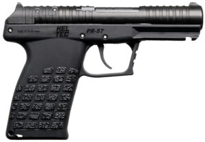 Kel-Tec PR57BLK PR57  Compact Frame 5.7x28mm 20+1 4" Black Steel Barrel, Black Optic Ready/Serrated Slide, Black Textured Grip