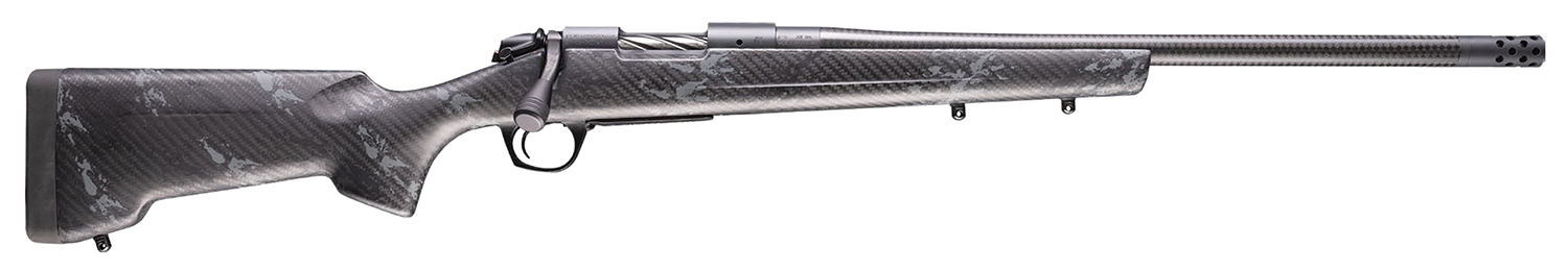 Bergara Rifles B14S1201CF B-14 Cima CF 308 Win 4+1 20"" CURE Carbon Fiber Barrel, Sniper Gray Cerakote Receiver, RTM Sporter Carbon Fiber Stock