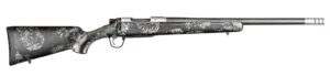 Christensen Arms 8010659900 Ridgeline FFT 25 Creedmoor 4+1 24" Carbon Fiber Threaded Barrel, Stainless Steel Drilled & Tapped Receiver, Carbon w/Gray Accents Sporter FFT Carbon Fiber Stock