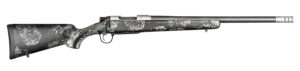 Christensen Arms 8010631801 Ridgeline FFT 7mm PRC 3+1 24" Carbon Fiber Threaded Barrel, Stainless Steel Drilled & Tapped Receiver, Carbon w/Gray Accents Sporter FFT Carbon Fiber Stock
