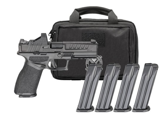 SPRINGFIELD ARMORY ECHELON FULL SIZE FRAME 9MM 4.5IN BARREL 10RD BLACK U-DOT 4MAGS LC EC9459BLC-PAC