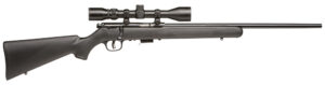 Savage Arms 91806 93 FXP Full Size 22 WMR 5+1 21" Matte Black Sporter Barrel, Matte Black Drilled & Tapped Carbon Steel Receiver, Matte Black Fixed Synthetic Stock, 3-9x40mm Duplex, Right Hand
