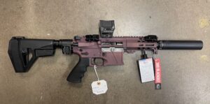 Kulas Firearms AR15 Pistol .300BO 5” BlackBerry Dressed W/ Sylvan .30 Suppressor
