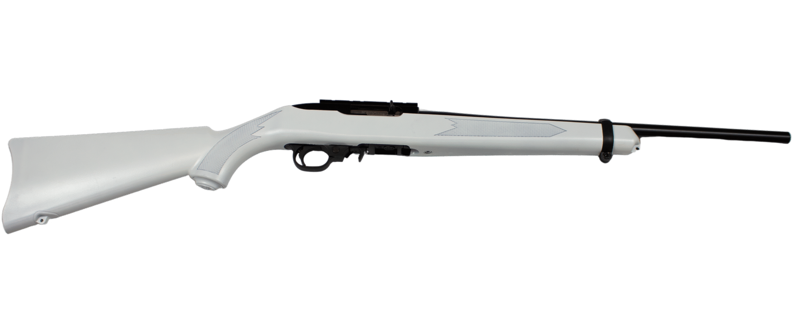 RUGER 10/22 CARBINE 22LR 18.5" BBL, WHITE SYNTHETIC 1-10RD