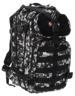 GPS Bags T1611BOBGD Bugout Bag Tactical Gray Digital 600D Polyester 2 Handguns
