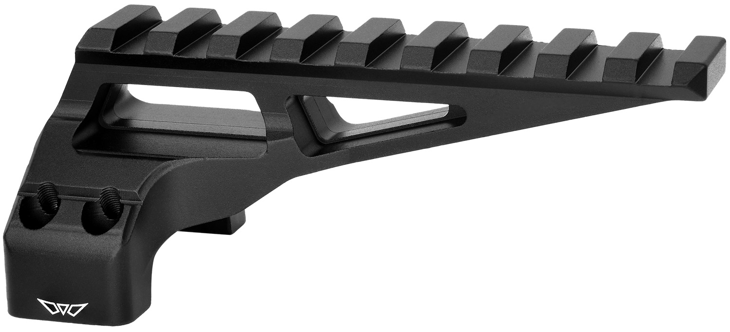 Warne 7861M DiviingBoard Mount Black Aluminum 35mm Tube Rifle