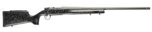 Christensen Arms 8010200101 Mesa Long Range 6.5 Creedmoor 4+1 16.25" Tungsten Gray Cerakote Threaded Barrel & Steel Drilled & Tapped Receiver, Black w/Gray Webbing Adj Cheek Riser Polymer Stock