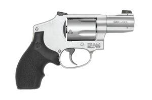 SMITH AND WESSON MODEL 940-3  9MM 2.17IN BARREL 5RD STAINLESS  HAMMERLESS HOGUE GRIP THREE FULL MOON CLIPS 14295