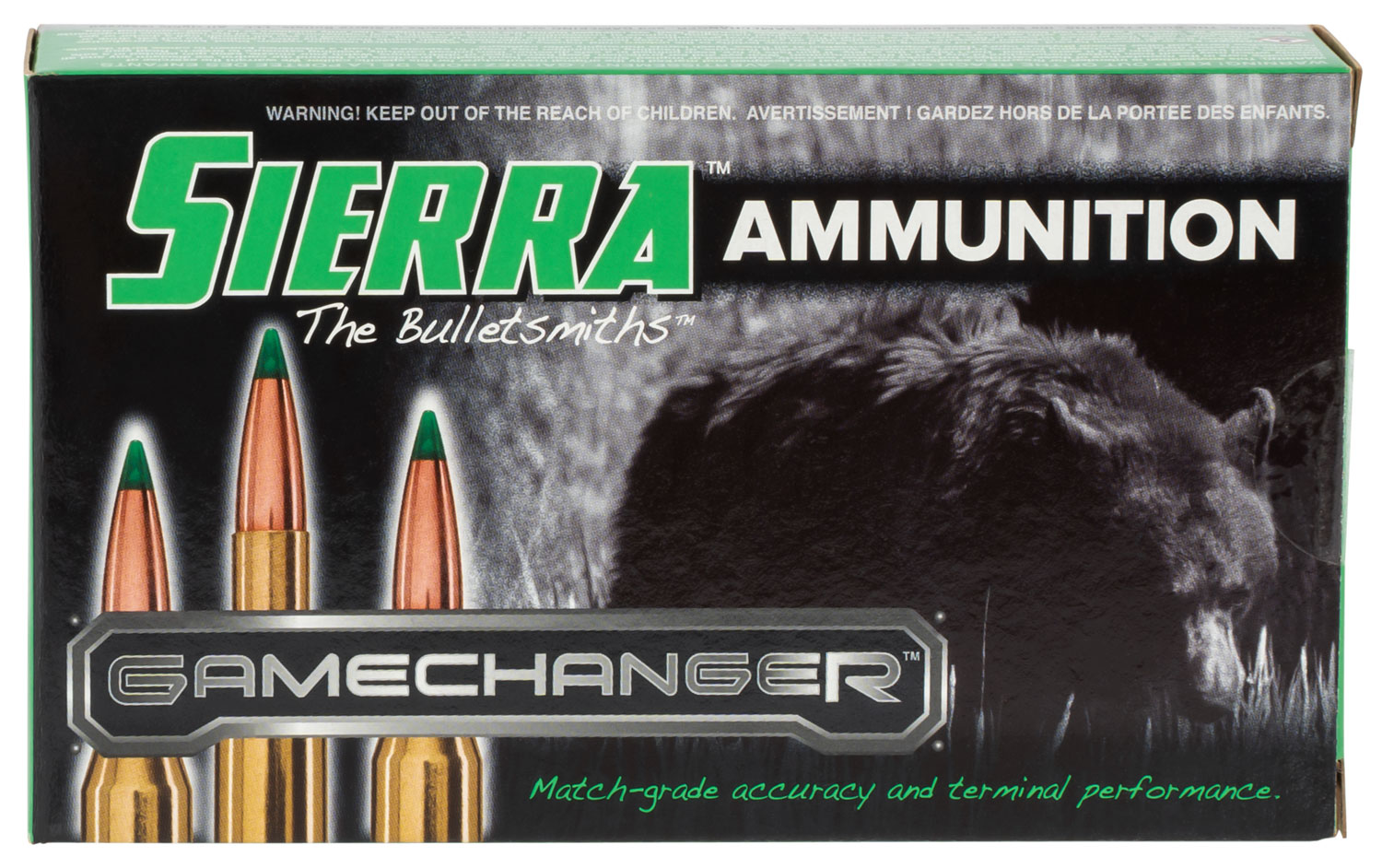 Sierra A466906 GameChanger 30-06Springfield 165gr Sierra Tipped GameKing 20 Per Box/10 Case