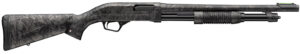 Winchester Repeating Arms 512457695 SXP Defender Compact 20 Gauge Pump 3" 5, 2 3/4" Shells 18" Forged Carbon Hydrodip Steel Barrel, Aluminum Receiver, Fixed Forged Carbon Hydrodip Synthetic Stock