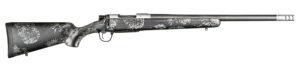 Christensen Arms 8010660000 Ridgeline FFT 375 H&H 3+1 24" Carbon Fiber Threaded Barrel, Stainless Steel Drilled & Tapped Receiver, Carbon w/Gray Accents Sporter FFT Carbon Fiber Stock