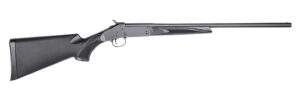 Stevens 19202 301  Compact 410 Gauge Break Open 3" 1rd 22" Matte Black Single Shot Barrel, Matte Black Carbon Steel Receiver, Fixed Matte Black Synthetic Stock, Ambidextrous