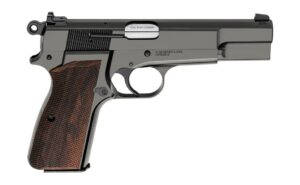 SPRINGFIELD ARMORY SA-35 9MM 5IN BARREL 15RD POLISHED BLUED STEEL W/WHITE DOT P9202
