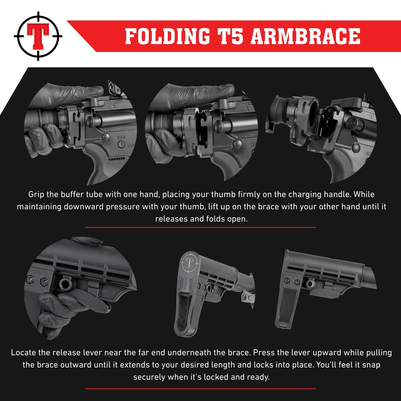Tippmann Arms M4-22 ELITE BUG OUT ISS Integrally Suppressed Pistol AR15 A101374