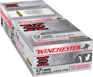 WINCHESTER SUPER X 17HMR 20G XTP JHP 50RD BX 1000RD CASE