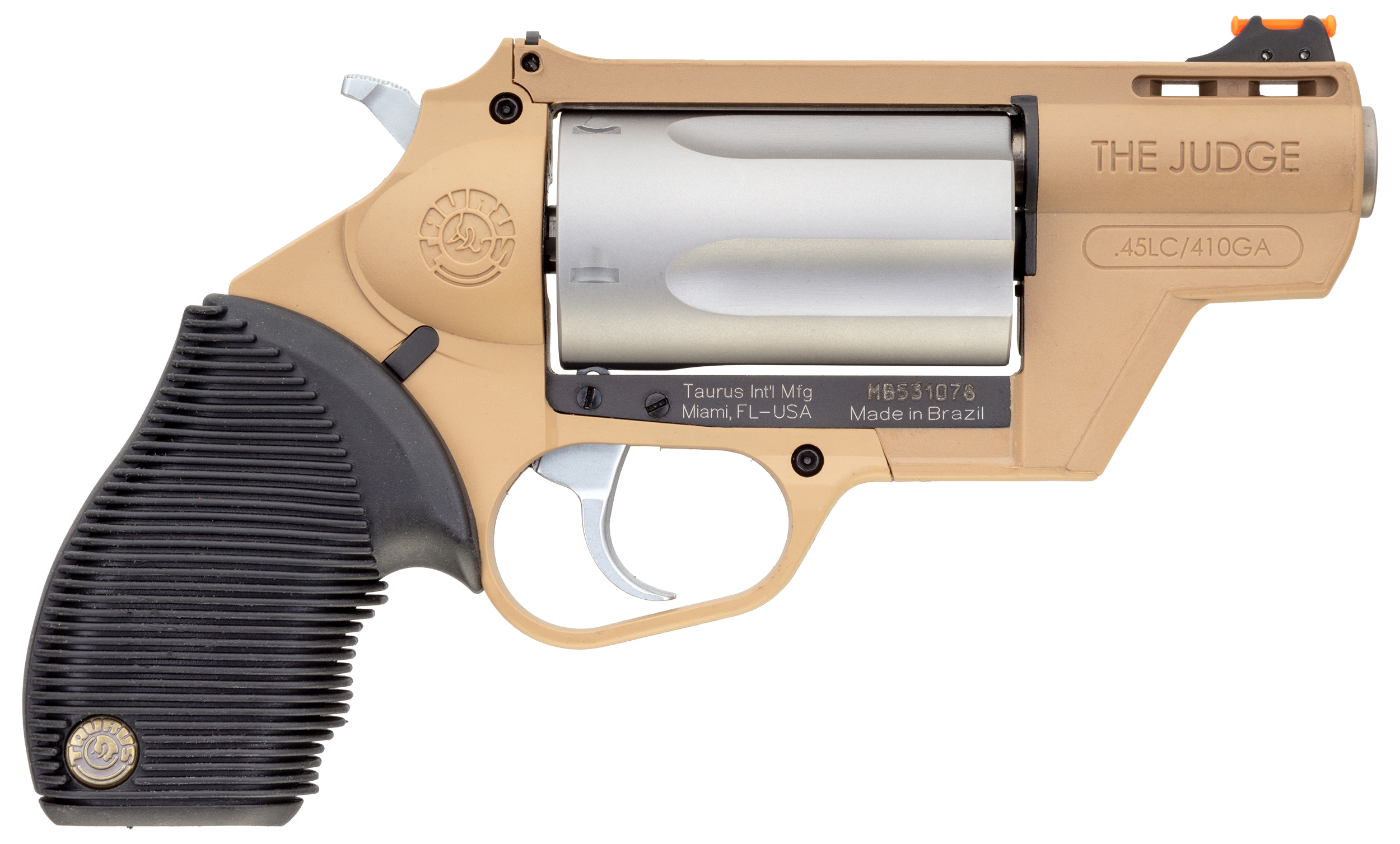 Taurus Judge Public Defender .45LC/410 Ga 5rd 2.50" FDE 2-441029FDE