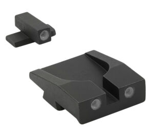 Meprolight USA 114203101 Tru-Dot  Green Tritium White Outline Front Sight-Green Tritium White Outline Rear Sight Springfield Armory XD-M/XD-S (Non OSP)