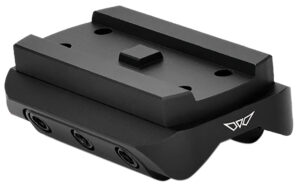 Warne 6111M Mini Red Dot Mount Shotgun Rib Black Anodized Aluminum Fits Holosun/Sig Romeo5/Vortex Crossfire/Aimpoint Micro H1-H2/ Aimpoint T1-T2