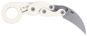 CRKT 4041S Provoke  2.47" Folding Karambit Plain Stonewashed AUS-8A SS Blade, Grivory Handle
