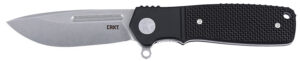 CRKT K246KXP Homefront  EDC Compact 2.91" Folding Aluminum/G10 Plain Stonewashed S35VN SS Blade, Black G10 Handle