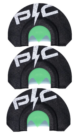 Power Calls 24251  Diaphragm Call Turkey Sounds Black/Green Bat Wing Cut