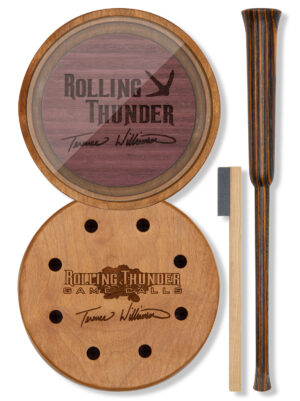 Rolling Thunder Game Call TCP-TW1 Terence Williamson Pot Calls & Strikers Attracts Turkey Species