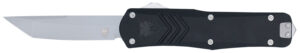 CobraTec Knives MBLKFSXGEN3TNS FS-X Gen III Medium 3" OTF Tanto Plain Stonewashed D2 Steel Blade, 4.68" Aluminum Handle