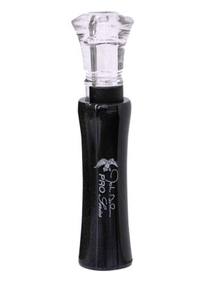 Duck Commander DCJGPS John Godwin Pro Series Friction Call, Double Reed Attracts Ducks, Black Acrylic